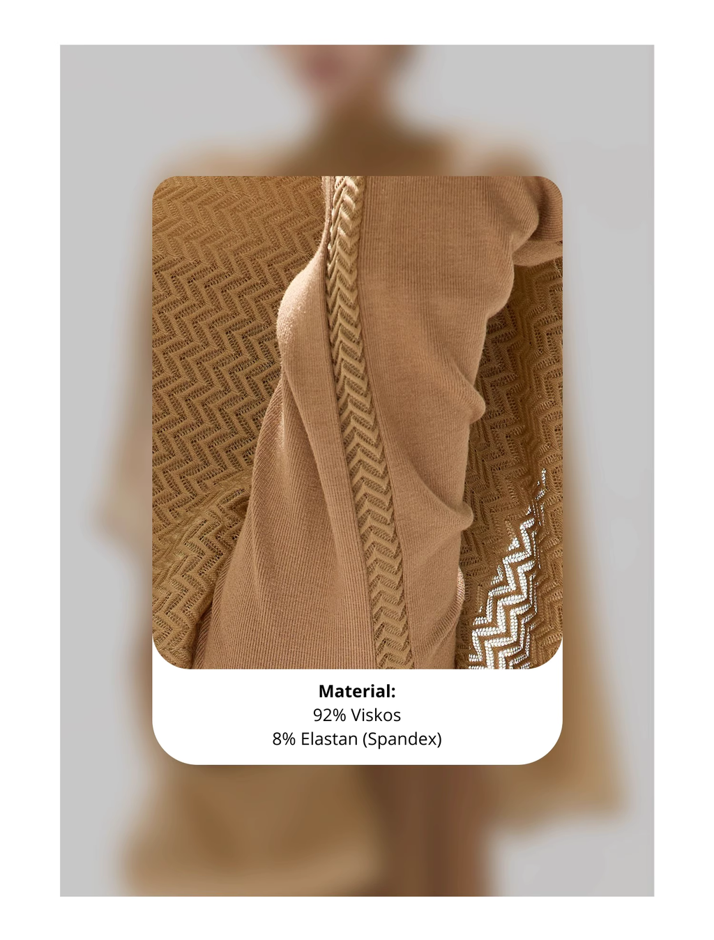 LUFTIG DRAPERERAD KLÄNNING MED SJAL