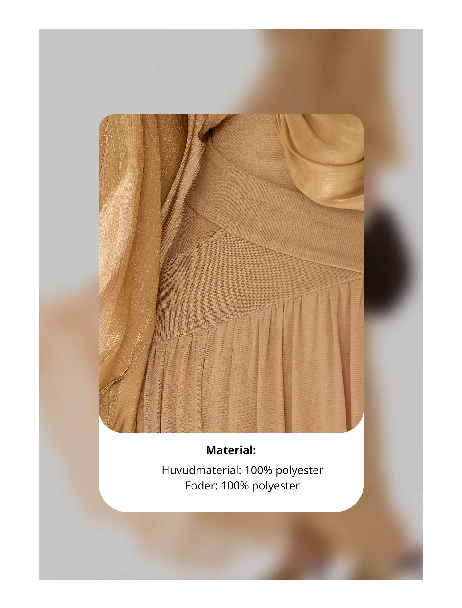 FLOWIG MAXIKLÄNNING MED FJÄRILSSTIL TOPP