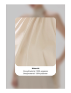 CHAMPANGE-VIT OLD MONEY TVÅDELAT SET BYXOR & TOPP