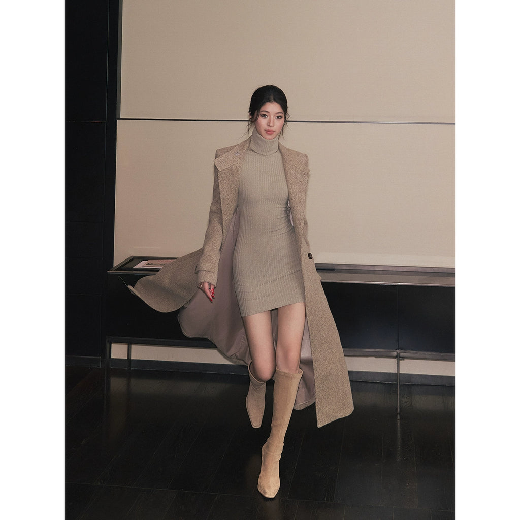 LÅNG ROCK MED STÅKRAGE