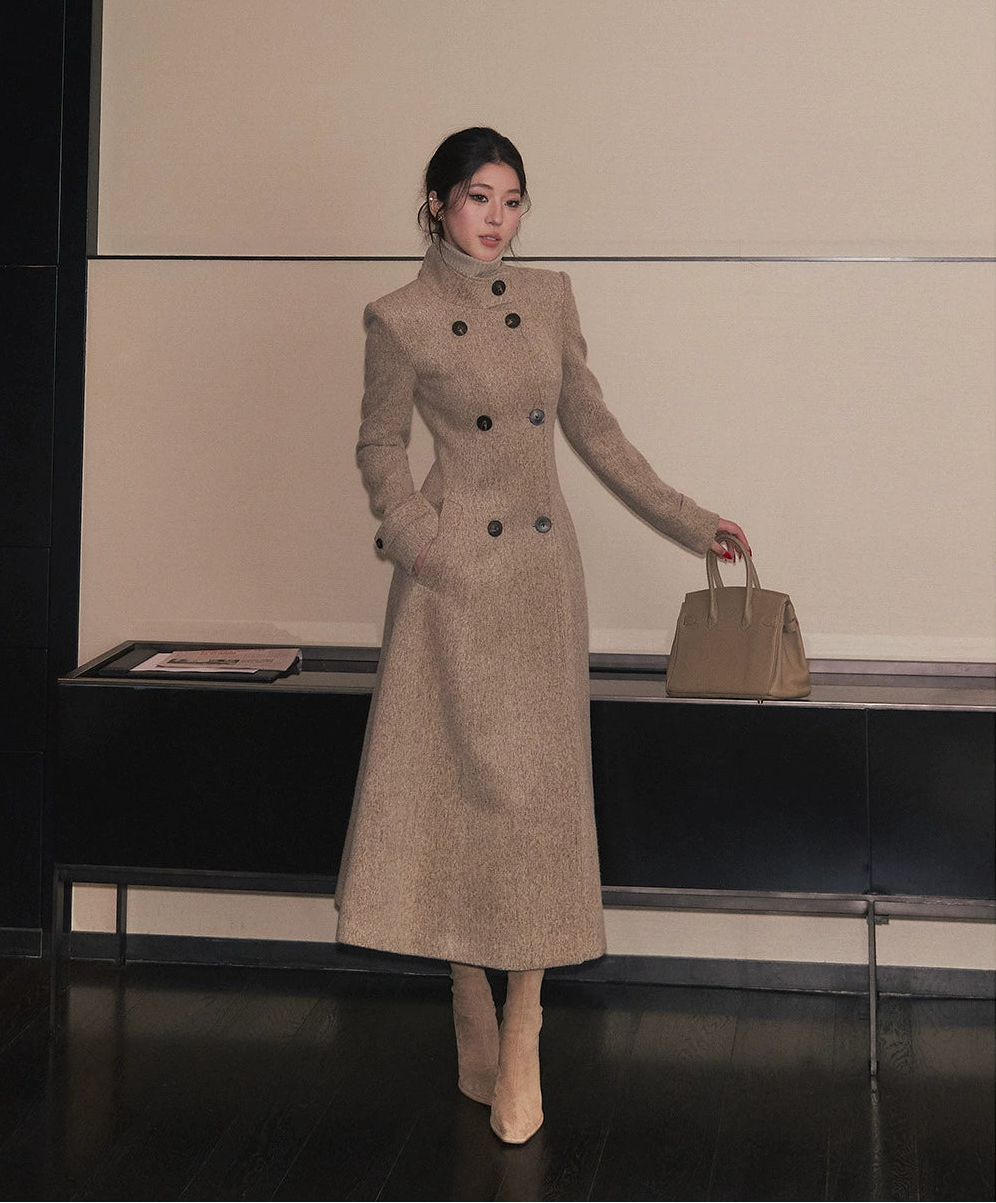 LÅNG ROCK MED STÅKRAGE