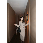 BLAZER & KJOL SET MED PÄLS