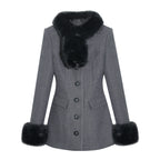 KORT KAPPA MED PÄLS